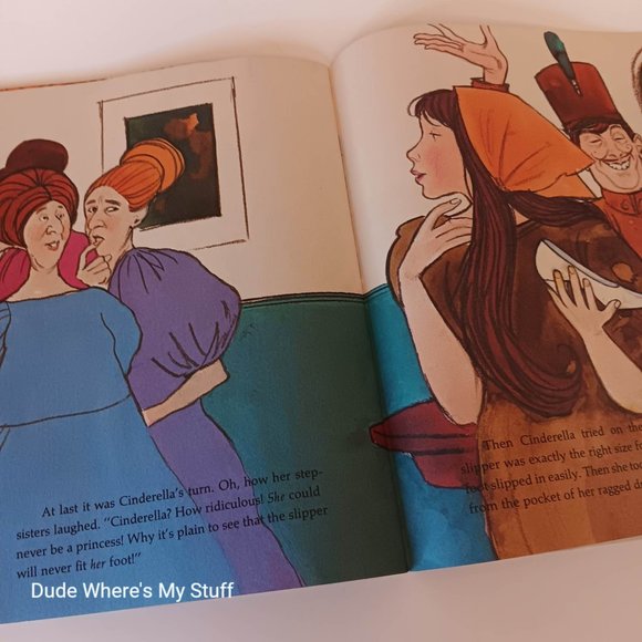 CINDERELLA BY CHARLES PERRAULT - 1979 RELEASE - ORIGINAL 7" RECORD 33-1/3 RPM - Picture 6 of 10